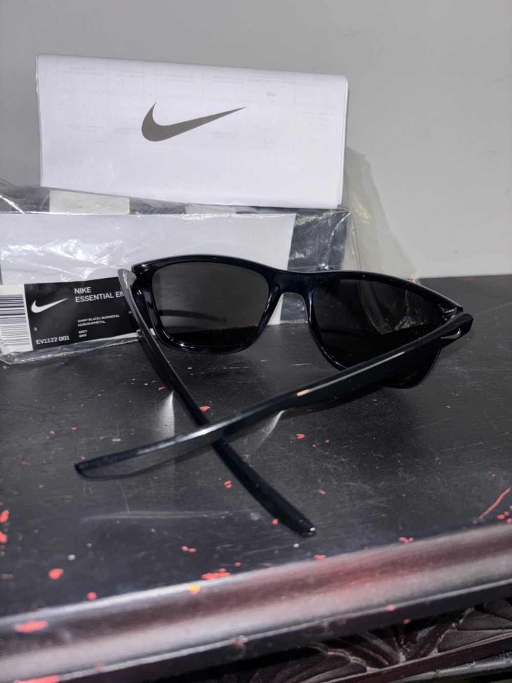 Nike Made in Italy Essential Endeavor Black Sunglasses NWT - Picture 3 of 6